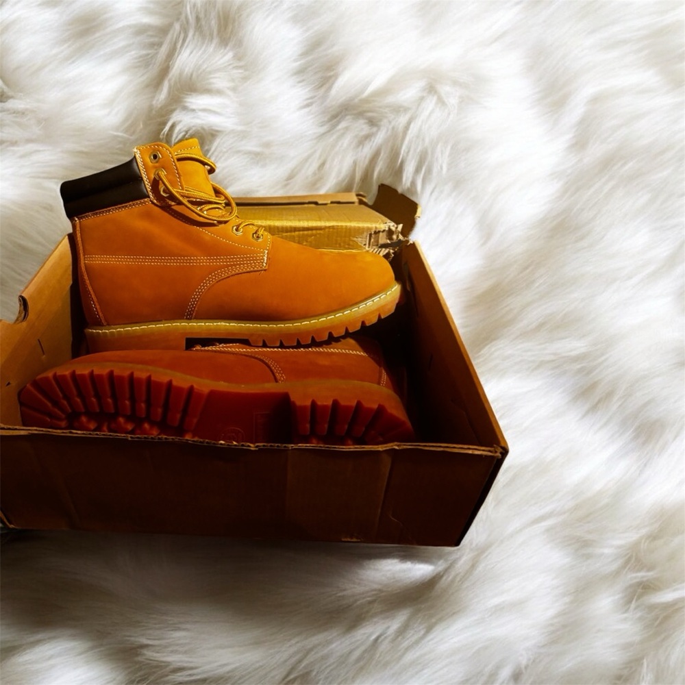 Timberland Men's Orange Boots